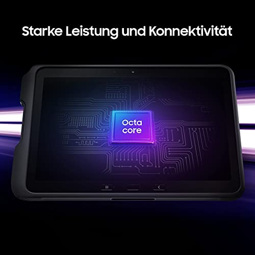 Samsung Galaxy Tab Active4 Pro WiFi Enterprise Edition, robustes 10,1 Zoll Android Tablet, 64 GB, 7.600 mAh Akku, Business Tablet, Black