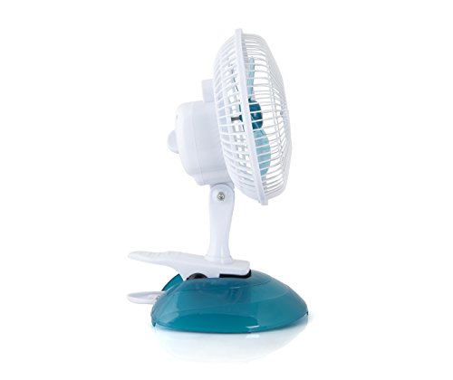 Orbegozo TF 0219 Tischventilator 2 in 1 mit Clip und Tischventilator, Leistung 8 W, 2 Geschwindigkeitsstufen, Durchmesser Propeller 15 cm