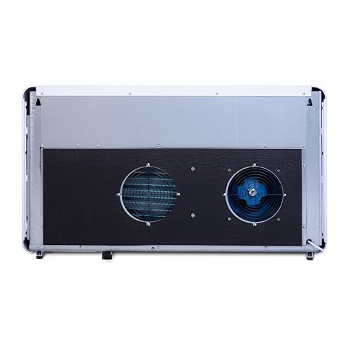 AirExchange - Wand-Monoblock-Klimaanlage-Wärmepumpe-INVERTER, 4-in-1 Klimaanlage ohne Außengerät, Heizen, Kühlen, Entfeuchten, Reinigen, 12.000 BTU, bis 80 m², R290, WEIß