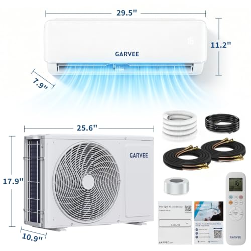 Klimaanlage Split - 12000 BTU (3.5 kW), Inverter Klimagerät mit Heizfunktion,Kühlen A++/Heizen A++, WiFi & App, Kältebringer Split Klimaanlage Wandmontage, bis 100qm, sehr leise,R32, Montagematerial
