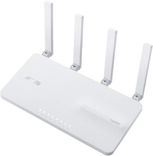 ASUS ExpertWiFi EBR63 AX3000 WiFi 6 All-in-One Access Point mit Router | Switch & Sicherheits-Gateway, unterstützt bis 5 SSIDs, VLAN, SDN, Gästeportal, Site-to-Site VPN, einfache Verwaltungs-App