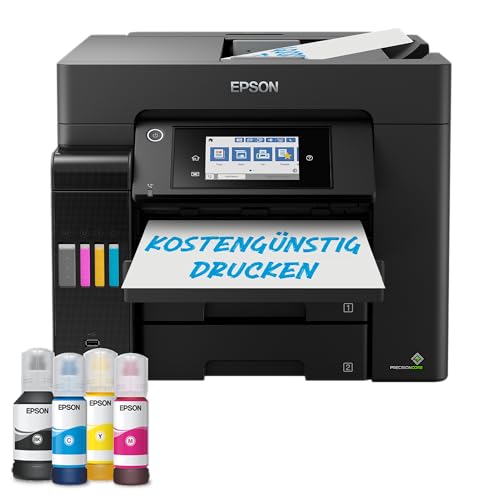 EcoTank ET-5850 DIN-A4-Multifunktions-Wi-Fi-Tintentankdrucker mit Fax
