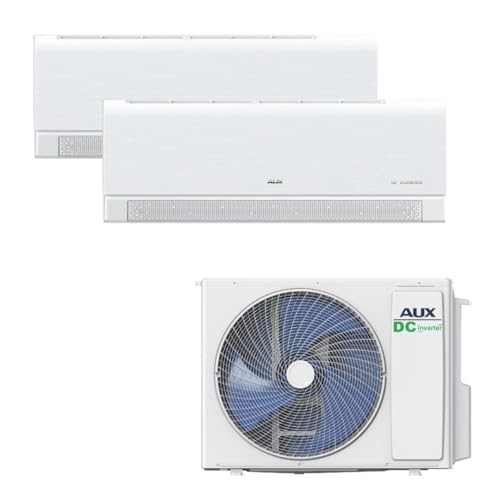 Belvit AUX Multi Split Klimaanlage Set 18000, WLAN Mattweiß