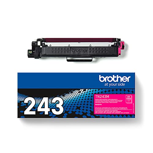 Brother TN-243M Tonerkassette Magenta & BA78745 TN-243BK Original Tonerkassette DCP-L3510CDW, DCP-L3550CDW, HL-L3210CW, HL-L3230CDW, HL-L3270CDW, MFC-L3710CW, MFC-L3730CDN schwarz