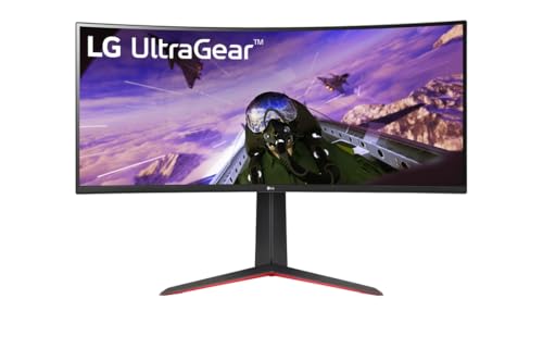 LG, 34 Zoll, Ultragear™ UWQHD Curved Gaming Monitor, 34GP63AP-B.AEU, 3440 x 1440, 21:9, 5 ms GtG, 160 Hz, HDR10, Motion Blur Reduction, AMD FreeSync™ Preminum- Schwarz