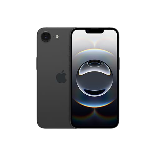 Apple iPhone 16e 128 GB: Entwickelt für Apple Intelligence, A18 Chip, Gigantische Batterielaufzeit, 48 MP Fusion Kamera, 6,1'' Super Retina XDR Display, Schwarz