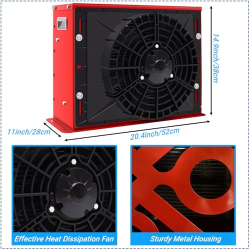 Mini Split Klimagerät, 12V Elektrisches Kühlgerät mit leisem Betrieb und intelligenter Frequenzumwandlung für Wohnmobile, LKW und Anhänger