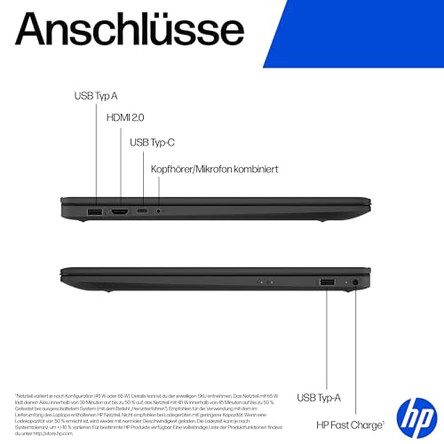 HP Laptop, 17,3" HD+, Intel N200, 8GB RAM, 256GB SSD