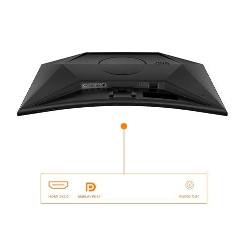 AOC C27G4ZXED 27 Zoll Curved, FHD Gaming Monitor, 280Hz, Fast VA Panel, 1ms GtG, HDR10, FreeSync Premium, (1920x1080 HDMI 2X 2.0 DP 1x 1.4) Schwarz