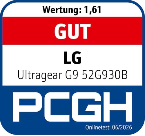LG Ultragear™ 52G930B-B 52 Zoll 21:9 Curved 5K2K VA Gaming Monitor, 240Hz, DisplayHDR™ 600, AMD FreeSync Premium, USB-C (90W), Schwarz
