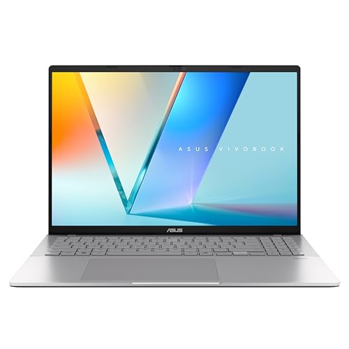 ASUS Vivobook S16 M3607KA, Notebook mit Monitor 16 Zoll Glossy OLED, 60 Hz, AMD Ryzen AI 5 330, 16 GB RAM, 1 TB SSD, Win 11Home, Silber