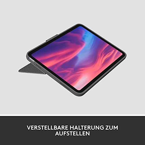 Logitech Combo Touch Case mit abnehmbarer Tastatur für iPad