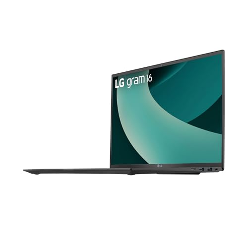 LG gram 16 16Z90RU-G.AA58G (16 Zoll) IPS Notebook, Intel Core i5-1334U, 16GB RAM, 1TB SSD, Intel Iris® Xe Graphics, federleicht (1,199 kg), 80 Wh, Thunderbolt 4, Schwarz