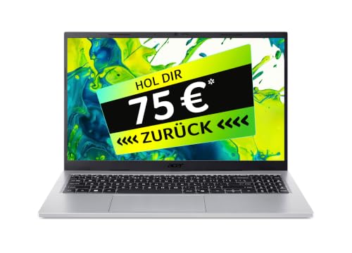 Acer Aspire Go 15 | Laptop | Core 7 | 16GB | 1TB | mit Netzteil | 15,6" FHD IPS Display | Intel Core 7 150U | 16GB RAM | 1TB SSD | Intel Grafik | Windows 11 | QWERTZ Tastatur | AG15-72P-792F