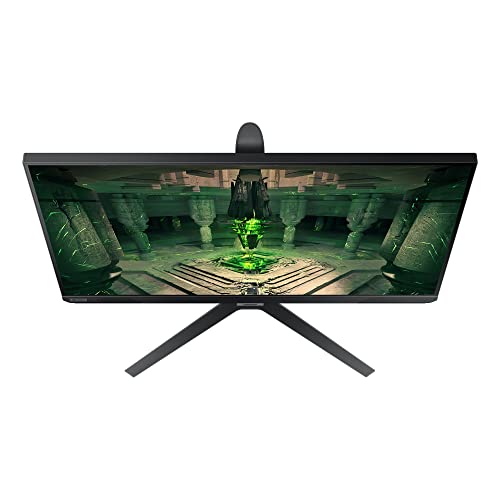 Samsung Odyssey G4B Gaming Monitor LS27BG400EU, 27 Zoll, IPS-Panel, Full HD-Auflösung, AMD FreeSync Premium, G-Sync kompatibel, 1 ms (G/G) Reaktionszeit, Bildwiederholrate 240 Hz, Schwarz