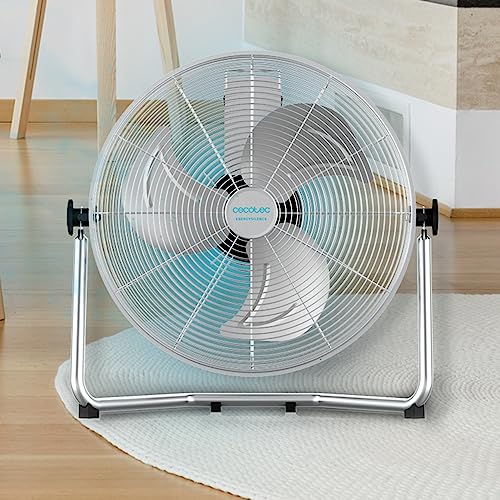 Cecotec Industrie-Ventilator EnergySilence 4100 Pro, 100 W, 3 Metallklingen 18" Durchmesser, Kupfermotor, 3 Geschwindigkeiten, Einstellbare Neigung, Sicherheitssystem