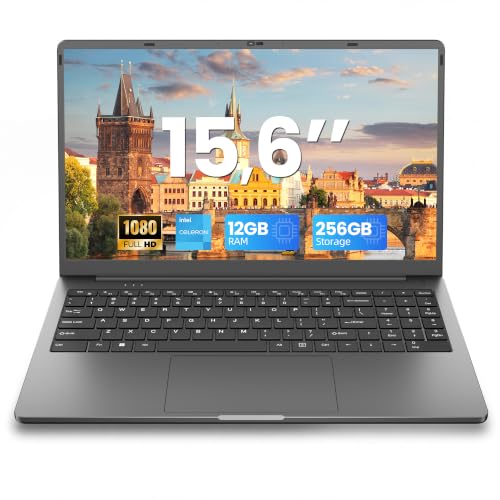 jumper 15,6 Zoll Laptop 12GB RAM 256GB SSD für Unternehmen und Studenten