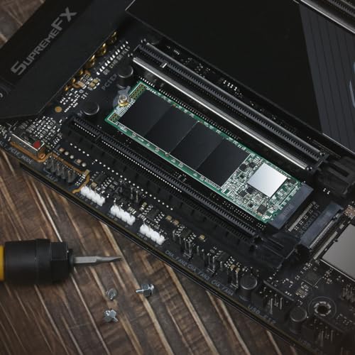 Transcend 250GB MTE115S PCIe 3.0 M.2 2280 SSD, 3000 MB/s, stromsparend | Interne NVMe Gen3x4 SSD für Laptops und Desktop-PCs, SLC-Cache