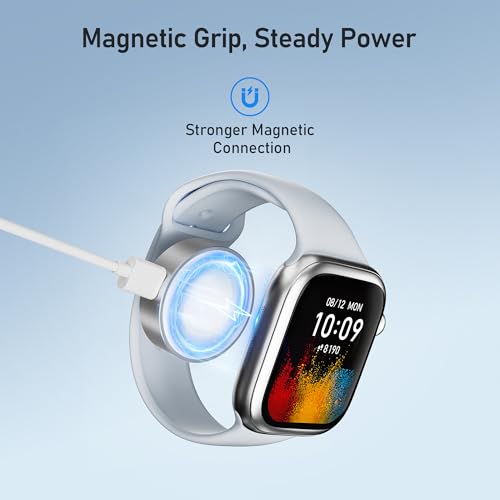 Elebase für Apple Watch 12 USB C Ladegerät,5W Wireless iWatch Ladeadapter