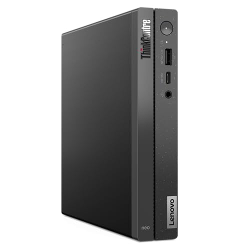 Lenovo ThinkCentre neo 50q Gen 4, Mini PC, Intel Celeron 7305, 5 x bis zu 4.10 GHz, 8 GB DDR4, 256GB SSD, Intel UHD Graphics, Norton 360, Windows 11