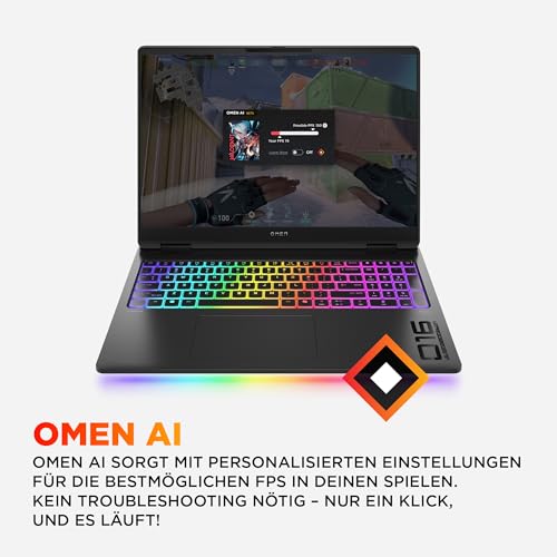 HP Omen MAX 16 Laptop, Intel Ultra 7 255HX, RTX 5070 Ti, 32GB RAM, 1TB SSD