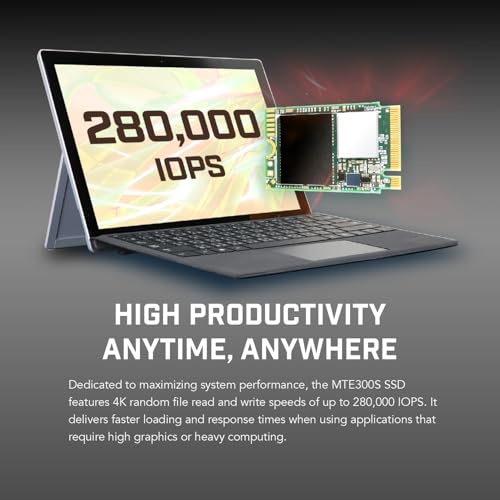 Transcend 256GB MTE300S PCIe 2230 SSD, 2000MB/s für Steam Deck, Surface Pro