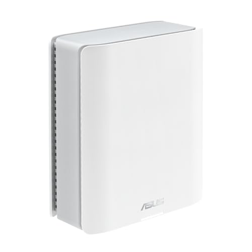 ASUS ZenWiFi BT8 Tri-Band WiFi 7 Smart AiMesh Extendable Router 2er Pack | 6 GHz WLAN, 14 Gbps, bis zu 550m² Abdeckung, Dual 2.5G Ports, Kindersicherung, VPN, weiß