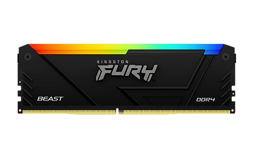 Kingston FURY Beast RGB 8GB 3200MT/s DDR4 CL16 DIMM PC Arbeitsspeicher KF432C16BB2A/8