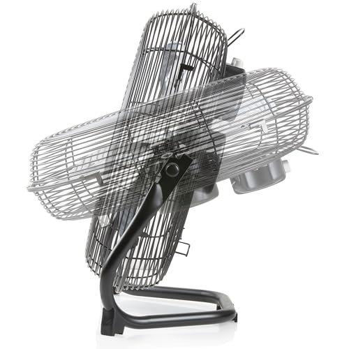 DOMO DO8134 Bodenventilator - Luftkühler mit 3 Geschwindigkeitsstufen - Ø 35 cm - Metall - Schwarz
