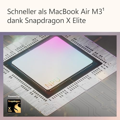 Microsoft Surface Pro, 13" | Snapdragon X Elite | 16GB RAM, 256GB SSD | 13" OLED Touchscreen | Copilot+ PC | Schwarz | Windows 11 Home | 11. Edition