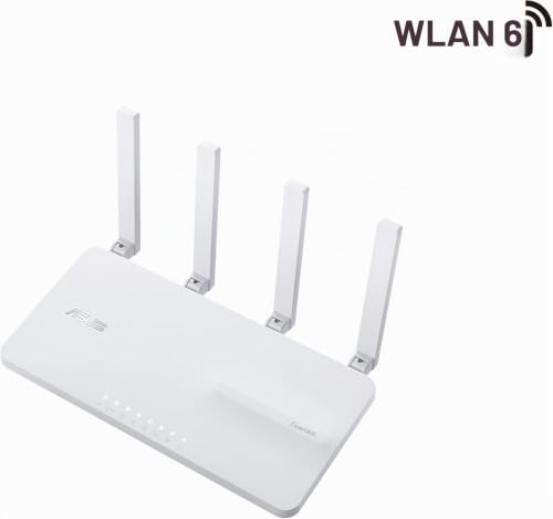 ASUS ExpertWiFi EBR63 AX3000 WiFi 6 All-in-One Access Point mit Router | Switch & Sicherheits-Gateway, unterstützt bis 5 SSIDs, VLAN, SDN, Gästeportal, Site-to-Site VPN, einfache Verwaltungs-App