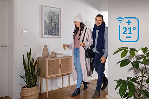 Bosch Smart Home Raumthermostat II für kabelgebundener Heizsysteme, 230 V, kompatibel mit Apple Home, Alexa & Google Home, Controller II erforderlich