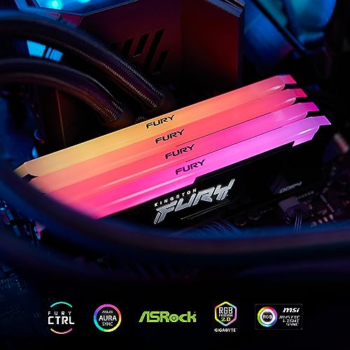 Kingston FURY Beast RGB 8GB 3200MT/s DDR4 CL16 DIMM PC Arbeitsspeicher KF432C16BB2A/8