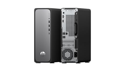 HP OmniDesk Slim Desktop S03-0250ng, Intel Core i5-14400, 16 GB DDR5 RAM, 512 GB PCIe Gen4 SSD, Intel UHD Graphics 730, Windows 11 Home, Wi-Fi 6, USB Type-C, Meteor Silver/Jack Black
