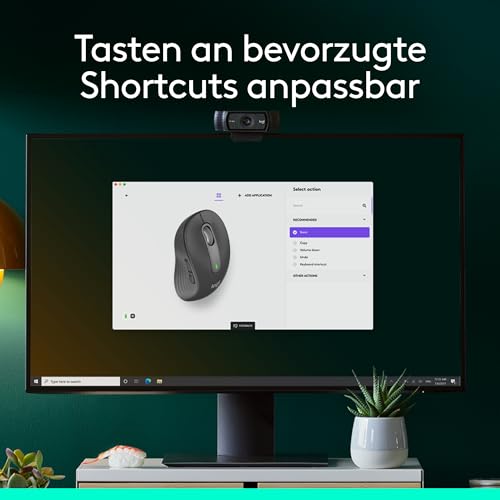 Logitech Signature M650 Kabellose Maus - für kleine bis mittelgroße Hände
