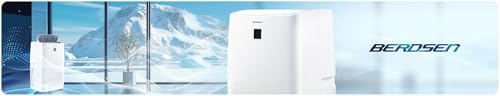 Berdsen Mobiles Klimagerät 5-in-1 14000 BTU - Kühlung, Heizung, Entfeuchtung, Ventilation, Schlafmodus - Tuya Smart App - Energieeffizient