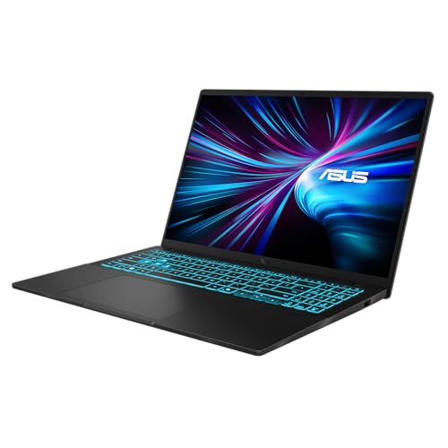 ASUS V16 V3607VM Gaming Laptop | 16" WUXGA 16:10 144Hz IPS Display | Intel Core 7 240H | 16GB RAM | 1TB SSD | NVIDIA RTX 5060 | Win11 Home | QWERTZ | Black | 3Monate GamePass