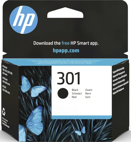 HP 301 Schwarz, Original Druckerpatrone