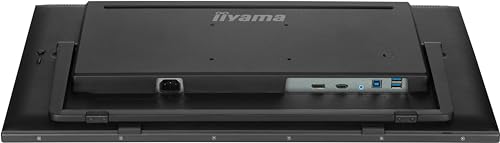iiyama Prolite T2755MSC-B1 Full-HD IPS PCAP Touchscreen-Monitor | 68,6 cm, 27", 10 Punkt Multitouch, kapazitiv, HDMI, DP, Audio-out, USB3.2, Lautsprecher, 7H, Anti-Fingerprint, VESA, schwarz