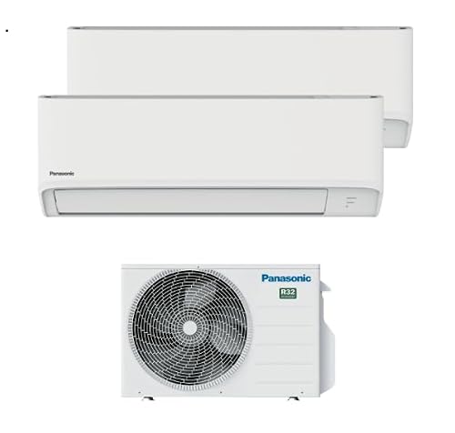 Panasonic CU-2TZ41TBE Linea Tz, Klimaanlage Dual-Split, 9000+12000 BTU, Leise, Nanoe™ X-Technologie, Energieeinsparung, Integriertes WiFi, Energieeffizienzklasse A++/A+