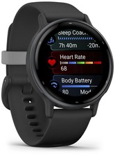 Garmin Vivoactive 5 Smartwatch Schwarz Retoure TOP MwSt ausweisbar GPS Fitness