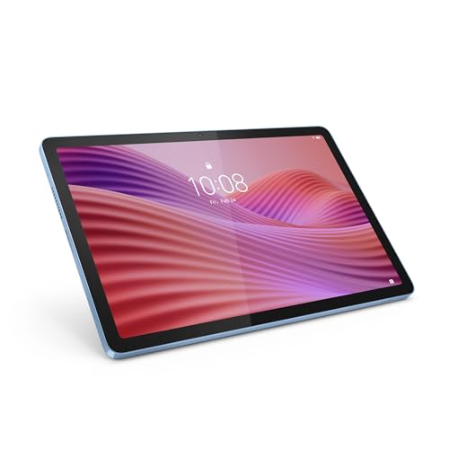 Lenovo Tab WUXGA Tablet 25,6 cm (10,1 Zoll), MediaTek Helio G85, 4 GB RAM, 64 GB, 60 Hz, 2 Lautsprecher, Wi-Fi 5, Bluetooth 5.3, Android 14, Polarblau, inklusive transparenter Hülle