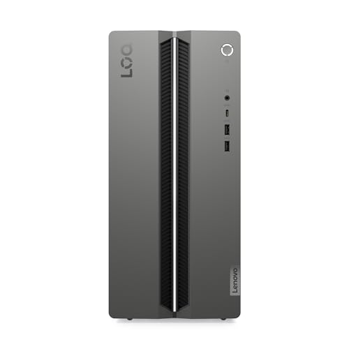Lenovo LOQ Tower Gaming Desktop-PC | NVIDIA GeForce RTX 5060 | Intel Core i5-14400F |16GB RAM | 1TB SSD | Win11 Home | Luna Grau - Raven Schwarz | 17L | 3 Monate GamePass | 3 Monate Premium Care