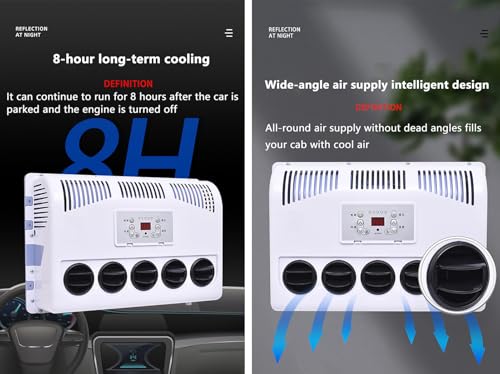 Mini-Split-Klimaanlage für schwere LKWs und Wohnmobile – Effiziente Kühllösung für Nutzfahrzeuge