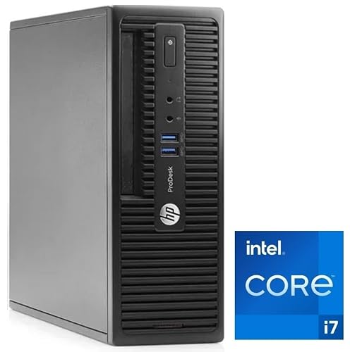 HP ProDesk 400 G2 Intel i7 4770S 8-Thread 3.9 GHz Business Office Multimedia Computer mit 3 Jahren Garantie! - 16 GB - 500 GB (256 GB SSD + 250 GB HDD) - USB3.0 - WLAN - Windows 11 Prof. 64-Bit #8446