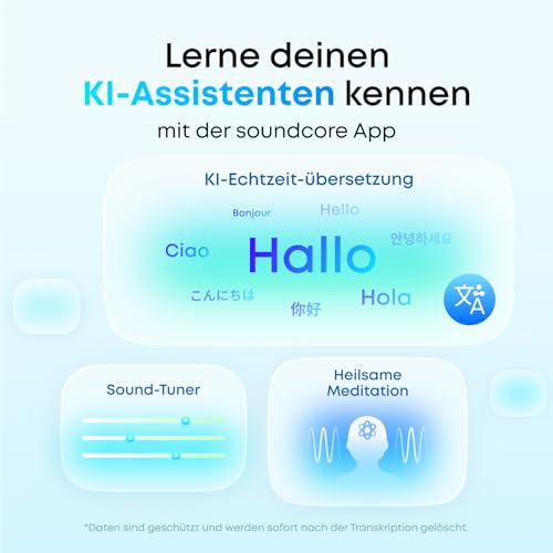 Soundcore by Anker Sport X20, kabellose Workout Kopfhörer Flexible Passform
