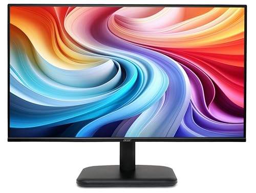 Acer EK241YG Monitor 24 Zoll (60,5 cm) Full HD, IPS, 120Hz, Home Office | 24 Zoll (60 cm Bildschirm) Full HD, 120Hz, 1ms (VRB), HDMI, AdaptiveSync, 99% sRGB, VESA