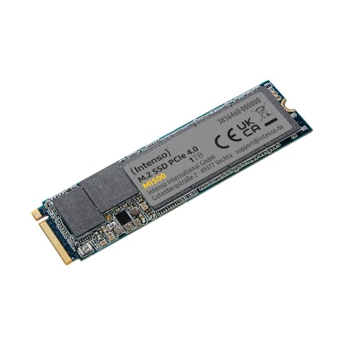 Intenso MI500 1 TB NVMe SSD, M.2 Interne SSD PCIe 4.0 Gen4x4, 5300 MB/s