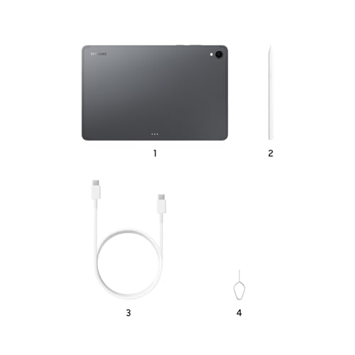 Samsung Galaxy Tab S11 (CAD-Version und Garantie) - Graphit, 128 GB, Android-Tablet mit 11 Zoll, Galaxy AI-Verbesserungen, AMOLED-Display mit 120 Hz, Dex-Modus, überarbeiteter S-Stift im Lieferumfang