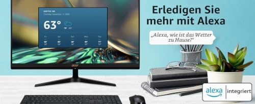 Acer Aspire C27-1700-UA91 AIO Desktop | 68,6 cm (27 Zoll) Full HD IPS-Display | 12. Generation Intel Core i5-1235U | Intel Iris Xe Graphics | 16 GB DDR4 | 512 GB NVMe M.2 SSD | Intel Wireless Wi-Fi 6